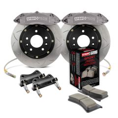 StopTech Competition Sport Big Brake Kit - Front - 309x32mm Bi-Slotted - ST-43 Grey Anodized - #83.551.F900.A7