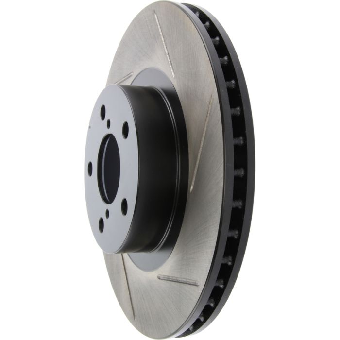 StopTech 126.47012SL Sport Slotted Brake Rotor; Front Left 