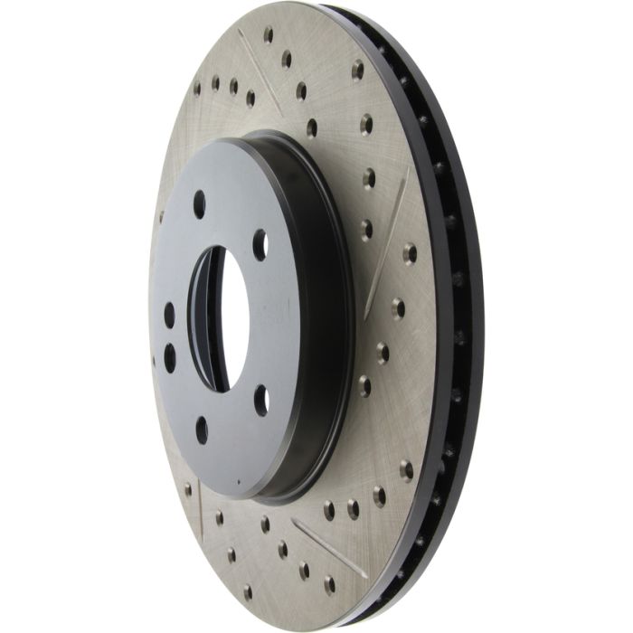 127.33043L StopTech Sport Drilled  Slotted Brake Rotor; Front... Brakes