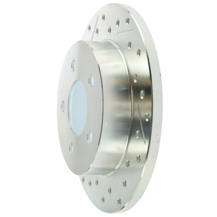 StopTech 227.61042R Select Sport Drilled and Slotted Brake Rotor; Rear Right 