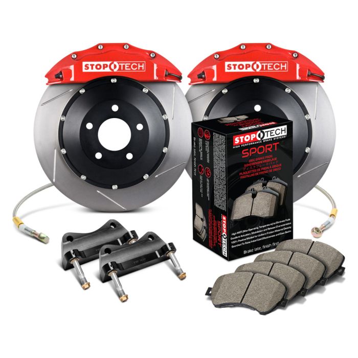 StopTech Sport Big Brake Kit - Front - 355x32mm Slotted - ST-60 Red... |  Brakes-shop.com