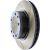 126.37021SL - StopTech Sport Slotted Brake Rotor; Front Left