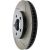 126.61085SL - StopTech Sport Slotted Brake Rotor; Front Left
