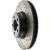 127.22007L - StopTech Sport Drilled & Slotted Brake Rotor; Front Left