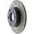 127.33057L - StopTech Sport Drilled & Slotted Brake Rotor; Rear Left