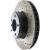 127.34070L - StopTech Sport Drilled & Slotted Brake Rotor; Front Left