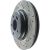127.35048L - StopTech Sport Drilled & Slotted Brake Rotor; Rear Left
