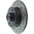 128.33022R - StopTech Sport Cross Drilled Brake Rotor; Rear Right