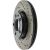 128.33056L - StopTech Sport Cross Drilled Brake Rotor; Front and Rear Left