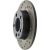 128.33057R - StopTech Sport Cross Drilled Brake Rotor; Rear Right