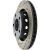 128.33072R - StopTech Sport Cross Drilled Brake Rotor; Rear Right