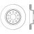 128.33132L - StopTech Sport Cross Drilled Brake Rotor; Front Left