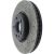 128.33136L - StopTech Sport Cross Drilled Brake Rotor; Front Left
