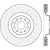 128.33144L - StopTech Sport Cross Drilled Brake Rotor; Front Left