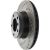 128.34045R - StopTech Sport Cross Drilled Brake Rotor; Front Right