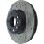 128.34070R - StopTech Sport Cross Drilled Brake Rotor; Front Right
