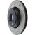 128.34072R - StopTech Sport Cross Drilled Brake Rotor; Rear Right
