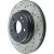 128.35048R - StopTech Sport Cross Drilled Brake Rotor; Rear Right