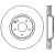 128.35069L - StopTech Sport Cross Drilled Brake Rotor; Front Left