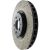 128.39035R - StopTech Sport Cross Drilled Brake Rotor; Front Right