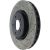 128.42076L - StopTech Sport Cross Drilled Brake Rotor; Front Left