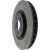 128.46076L - StopTech Sport Cross Drilled Brake Rotor; Front Left