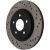 128.61087R - StopTech Sport Cross Drilled Brake Rotor; Rear Right