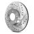227.46065L - StopTech Select Sport Drilled and Slotted Brake Rotor; Rear Left
