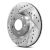 227.47017R - StopTech Select Sport Drilled and Slotted Brake Rotor; Rear Right