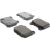 308.09610 - StopTech Street Brake Pads with Shims and Hardware