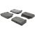 308.13680 - StopTech Street Brake Pads with Shims and Hardware