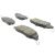 309.10810 - StopTech Sport Brake Pads with Shims and Hardware