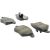 309.11072 - StopTech Sport Brake Pads with Shims and Hardware