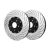 81.334.9921 - StopTech Two-Piece AeroRotor and Hat Pair; Drilled