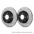 USR601 - EBC USR Slotted Brake Discs; Rear