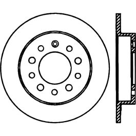 1 Pack Rear Right StopTech 128.51016R Sport Cross Drilled Brake Rotor 