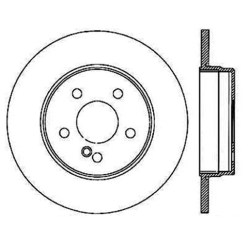 126.35044SR - StopTech Sport Slotted Brake Rotor; Rear Right