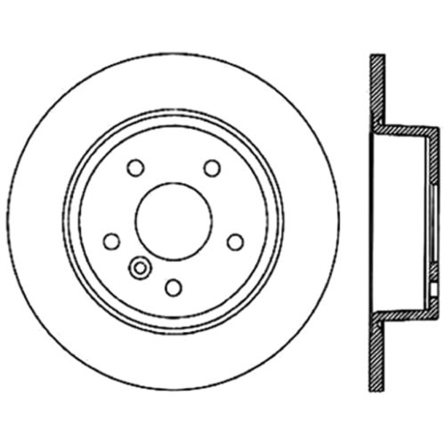 127.22004R - StopTech Sport Drilled & Slotted Brake Rotor; Rear Right