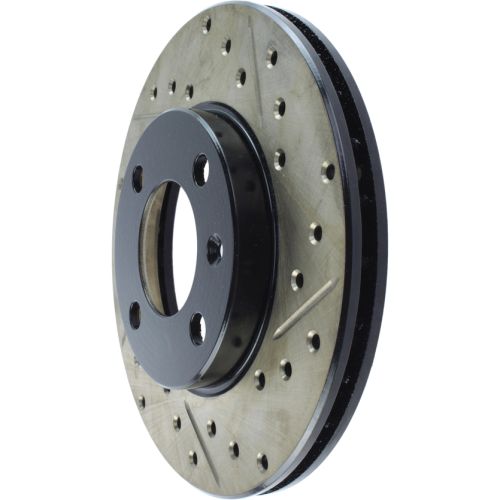 127.33012L - StopTech Sport Drilled & Slotted Brake Rotor; Front Left