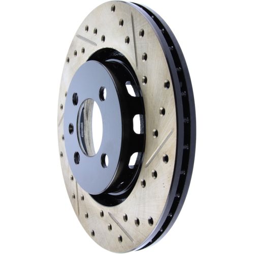 127.33028L - StopTech Sport Drilled & Slotted Brake Rotor; Front Left
