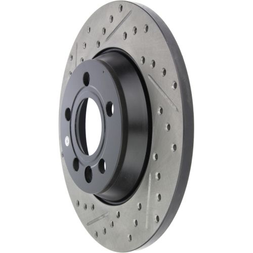 127.33076R - StopTech Sport Drilled & Slotted Brake Rotor; Rear Right