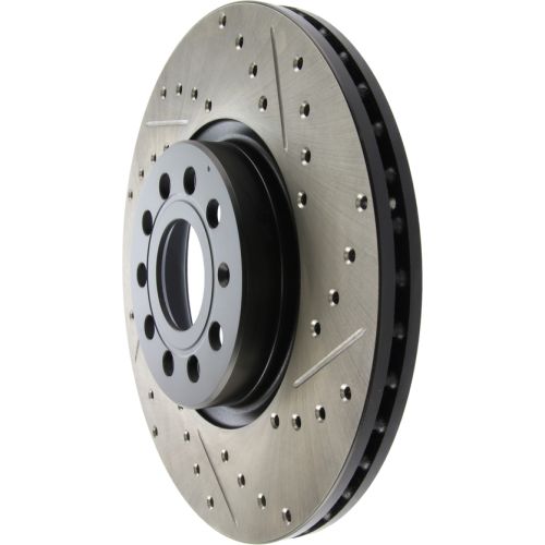 127.33098L - StopTech Sport Drilled & Slotted Brake Rotor; Front Left