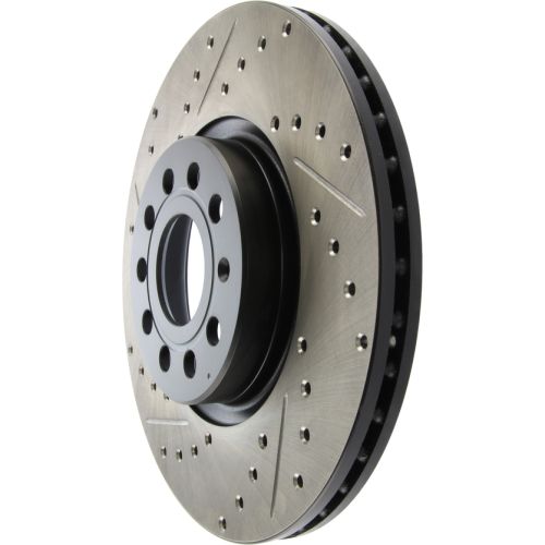 127.33098R - StopTech Sport Drilled & Slotted Brake Rotor; Front Right