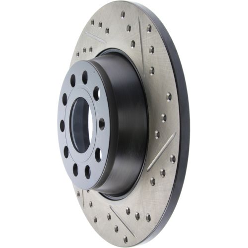 127.33099L - StopTech Sport Drilled & Slotted Brake Rotor; Rear Left
