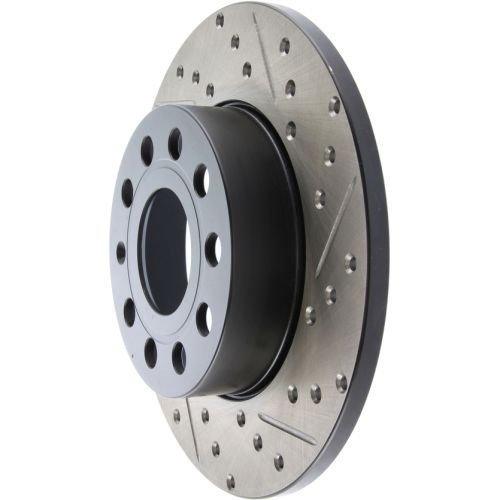 127.33105L - StopTech Sport Drilled & Slotted Brake Rotor; Rear Left