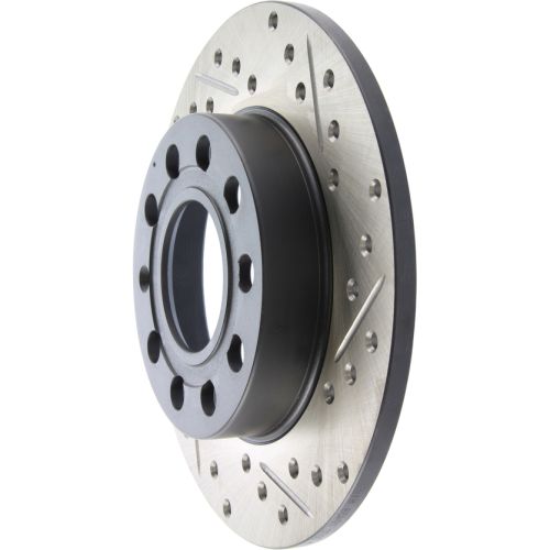127.33106L - StopTech Sport Drilled & Slotted Brake Rotor; Rear Left