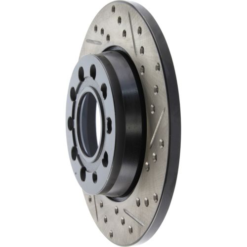 127.33108L - StopTech Sport Drilled & Slotted Brake Rotor; Rear Left