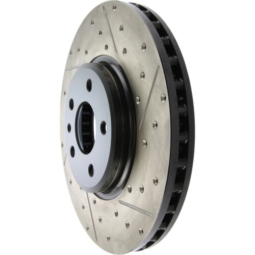 127.33123L - StopTech Sport Drilled & Slotted Brake Rotor; Front Left