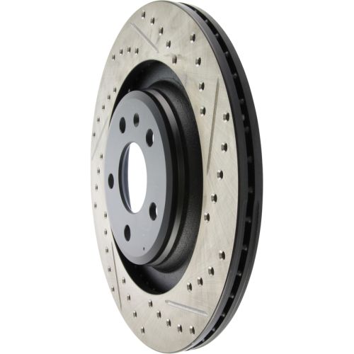 127.33125L - StopTech Sport Drilled & Slotted Brake Rotor; Rear Left