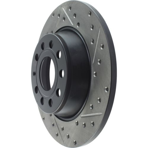 127.33129L - StopTech Sport Drilled & Slotted Brake Rotor; Rear Left